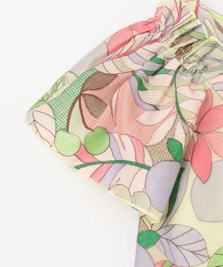 GRACE CONTINENTAL フルーツ刺繍トップ イエロー