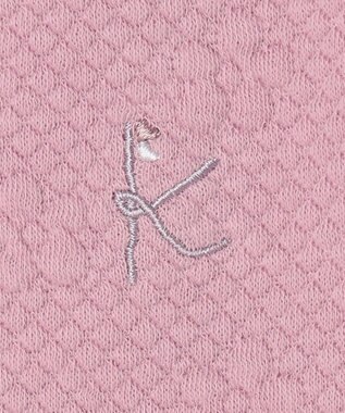 組曲 KIDS 【90-100㎝】フラワーキルト パーカー ラベンダー