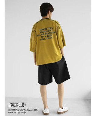 CRAFT STANDARD BOUTIQUE 【ユニセックス】PEANUTS/スヌーピー ゲームシャツTEE Mustard