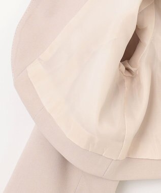 ANY KIDS ジャケット付き チェック ワンピース ピンクベージュ