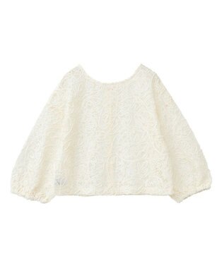 Green Parks ２ＷＡＹ　コードレースブラウス Ivory