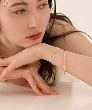Phoebe 〈金属アレルギー対応〉バブルニュアンスバングル　ゴールド/ニッケルフリー ゴールド