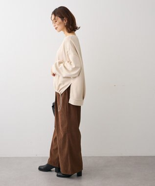 Green Parks なめらかタッチスウェード調ドロストプルオーハ Ivory