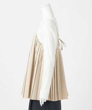 23区 【GOLD LABEL】ギャザリングプリーツ キャミソール ベージュ系