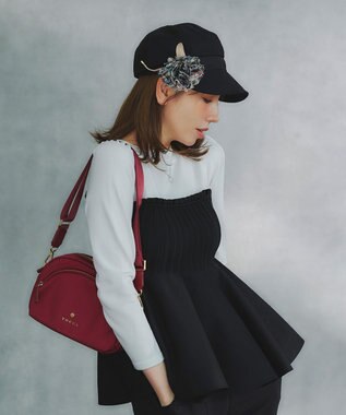 TOCCA 【撥水】LUNAE NYLON BAG ショルダーバッグ レッド系