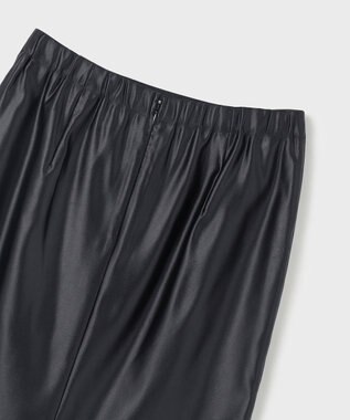 GRACE CONTINENTAL コーティングラップスカート ブラック