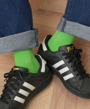 WEGO カラーパイルソックス（U） ライム