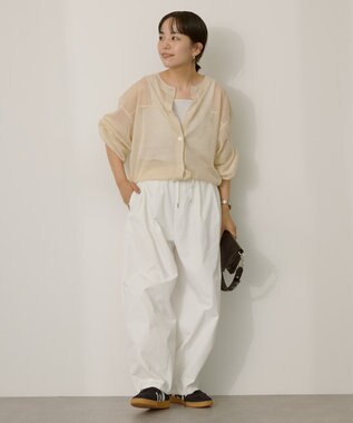 AMERICAN HOLIC 【WEB限定】【接触冷感】2WAYシアーニットカーディガン Off White
