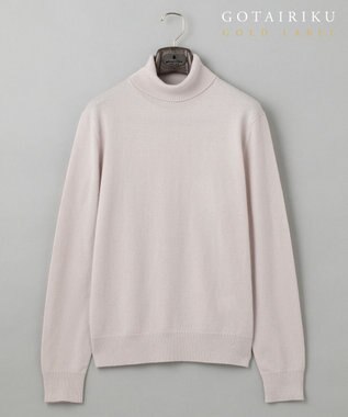 GOLD LABEL/WEB&一部店舗限定【CARIAGGI】カシミヤ100％　ハイゲージタートルネック ニット