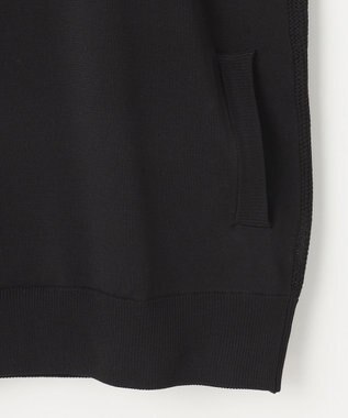 PW CIRCULUS 【WOMEN】バックメッシュ ニットベスト ゴルフウェア レディース ブラック系