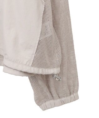 AMERICAN HOLIC メッシュ異素材切替ブルゾン Beige