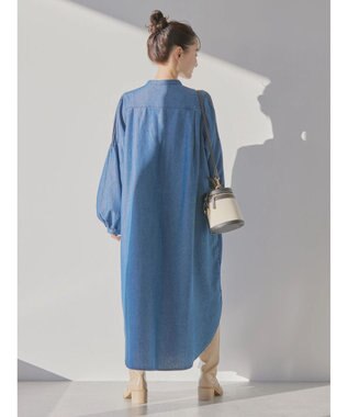 AMERICAN HOLIC デニムフレアシャツワンピース Indigo