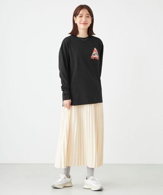 SHARE PARK LADIES 【UNISEX】UVカット アートコラボロングTシャツ〈CAMP〉（S・Mサイズ） ブラック