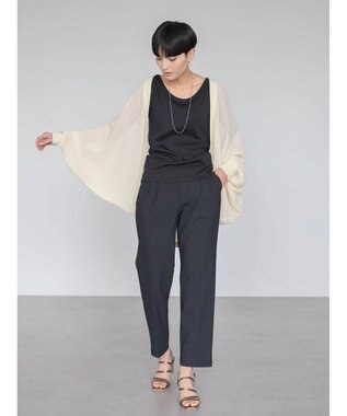 AMERICAN HOLIC ニュアンスメッシュニットカーディガン Ivory