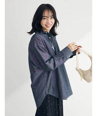 Green Parks ライトオンスデニムＢｉｇシャツ Indigo