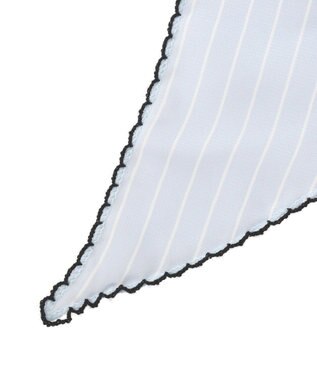 earth music&ecology トライアングルスカーフ Stripe