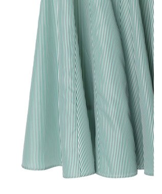 Green Parks ・ＳＵＧＡＲ　ＳＰＯＯＮ　ストライプフレアスカート Green