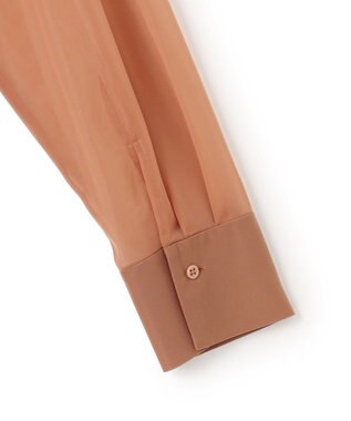 ICB L ハイゲージチュール ロングシャツ アンバーブラウン