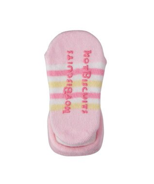 MIKI HOUSE HOT BISCUITS 【9-11cm】 キャラクターお顔ベビーソックス ピンク