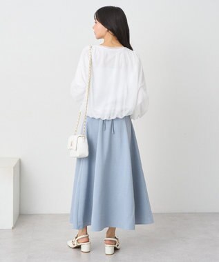 earth music&ecology シアーバルーンプルオーバー Ivory