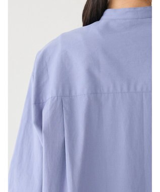 CRAFT STANDARD BOUTIQUE バンドカラーシャツ Blue