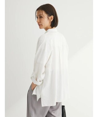 Green Parks ワッシャーシアーシャツ Off White