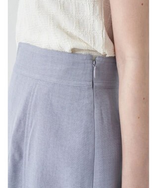 earth music&ecology リネンライクマーメイドスカート Grayish Blue