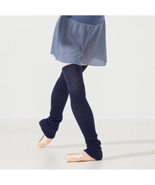 Chacott レッグウォーマー ネイビー