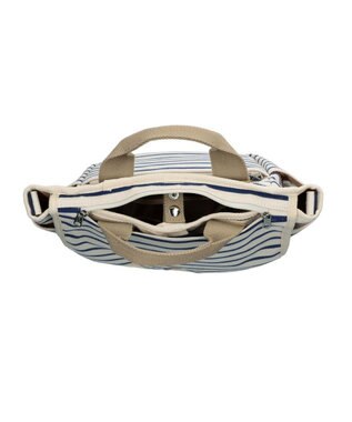 ROOTOTE 3082【ポケット充実】NA.デリ.2WAY.テンジク-C 01：アイボリー×ブルー