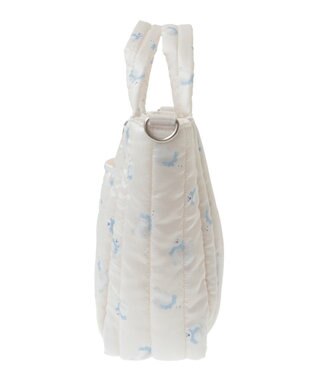 Maison de FLEUR シロクマキルトショルダーバッグ Ivory