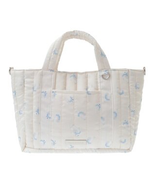 Maison de FLEUR シロクマキルトショルダーバッグ Ivory