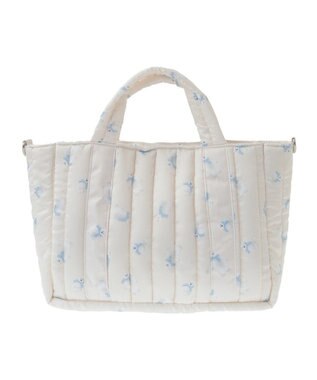 Maison de FLEUR シロクマキルトショルダーバッグ Ivory