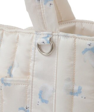 Maison de FLEUR シロクマキルトショルダーバッグ Ivory