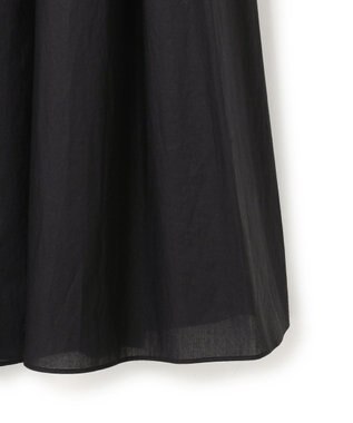 UNFILO コットンローン ボリュームスカート ブラック