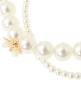 Maison de FLEUR パールフラワーチャーム Gold