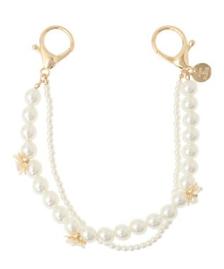 Maison de FLEUR パールフラワーチャーム Gold