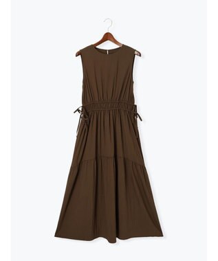 Te chichi ドロストティアードワンピース カーキ