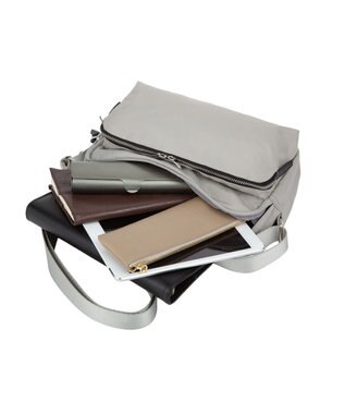 ACE BAGS & LUGGAGE HAyU × ace. フィカス ショルダーバッグ 19102 ハユ ライトグレー