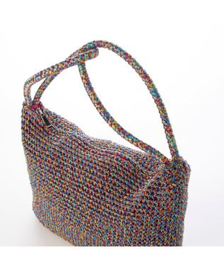 UNBILLION カシュカシュ cachecache / 2wayハンドルメタリックコード編みトートバッグ ミックス