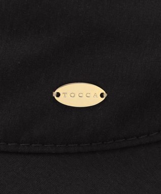 TOCCA 【UVカット99.9%以上・遮熱率48%・サイズ調節可】RIBBON LIKE 2WAY SUN SHADE HAT ハット ブラック系