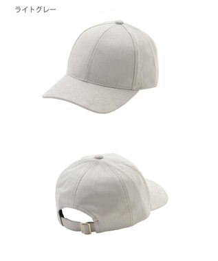 MOONBAT FURLA(フルラ)横刺繍スエード キャップ UVカット ライトグレー