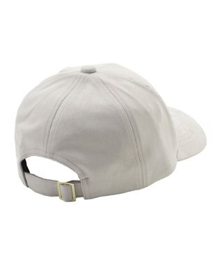 MOONBAT FURLA(フルラ)横刺繍スエード キャップ UVカット ライトグレー