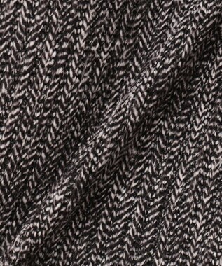 JOSEPH ABBOUD 【キングサイズ・軽量/ストレッチ/イージーケア】ツィーディーフリース ジャケット ブラック系