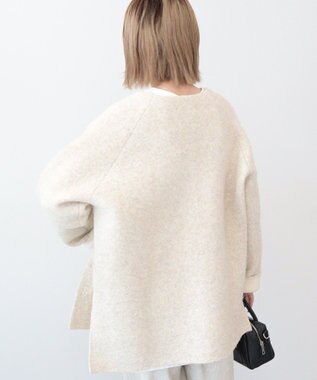 AMERICAN HOLIC Wフェイスラグランニットコーディガン Light Beige