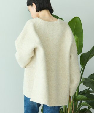 AMERICAN HOLIC Wフェイスラグランニットコーディガン Light Beige