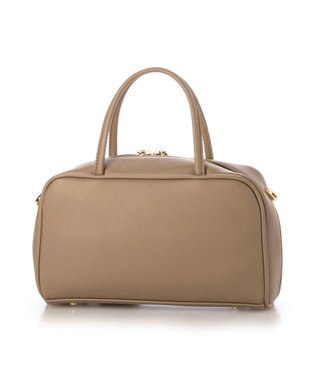 UNBILLION カシュカシュ cachecache / チャーム付横長ボストン オーク