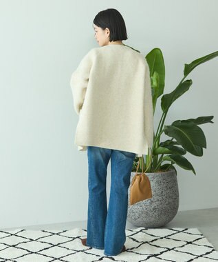 AMERICAN HOLIC Wフェイスラグランニットコーディガン Light Beige