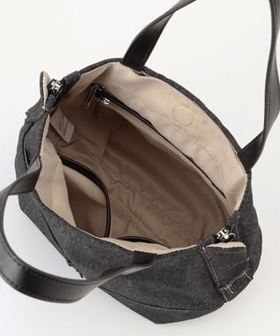 Y'SACCS デニムトートバッグ　Sサイズ ブラック【WEB限定カラー】