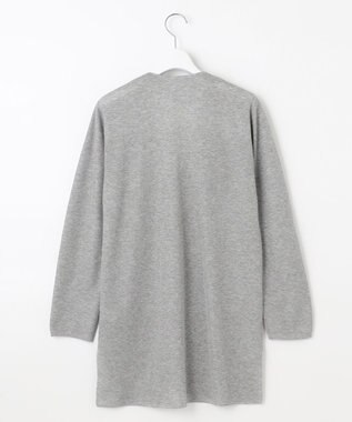 J.PRESS LADIES S 【洗える】Vis/Peスパーク ポケット カーディガン ライトグレー系