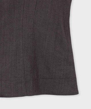 Paul Smith レーヨンリネン Vネックジレ ダークブラウン